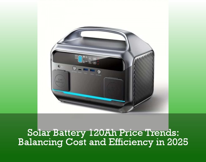 Solar Battery 120Ah Price Trends: Balancing Cost and Efficiency in 2025